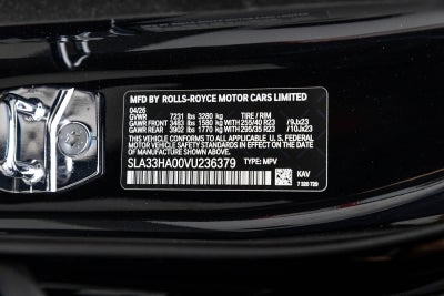 2027 Rolls-Royce Cullinan Black Badge