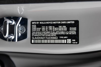 2026 Rolls-Royce Cullinan Black Badge