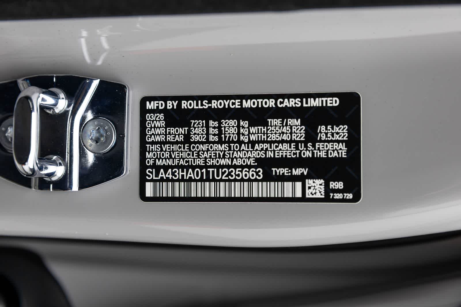 2026 Rolls-Royce Cullinan Black Badge