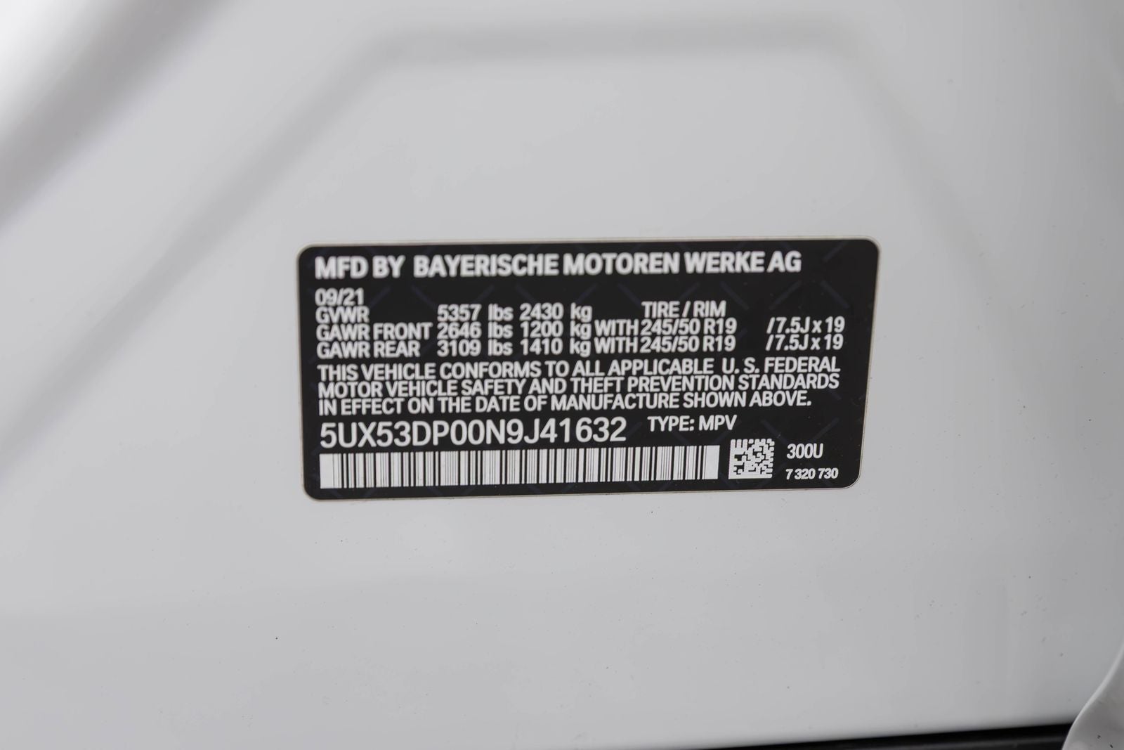 2022 BMW X3 xDrive30i xDrive30i