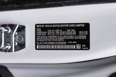 2021 Rolls-Royce Cullinan Sport Utility