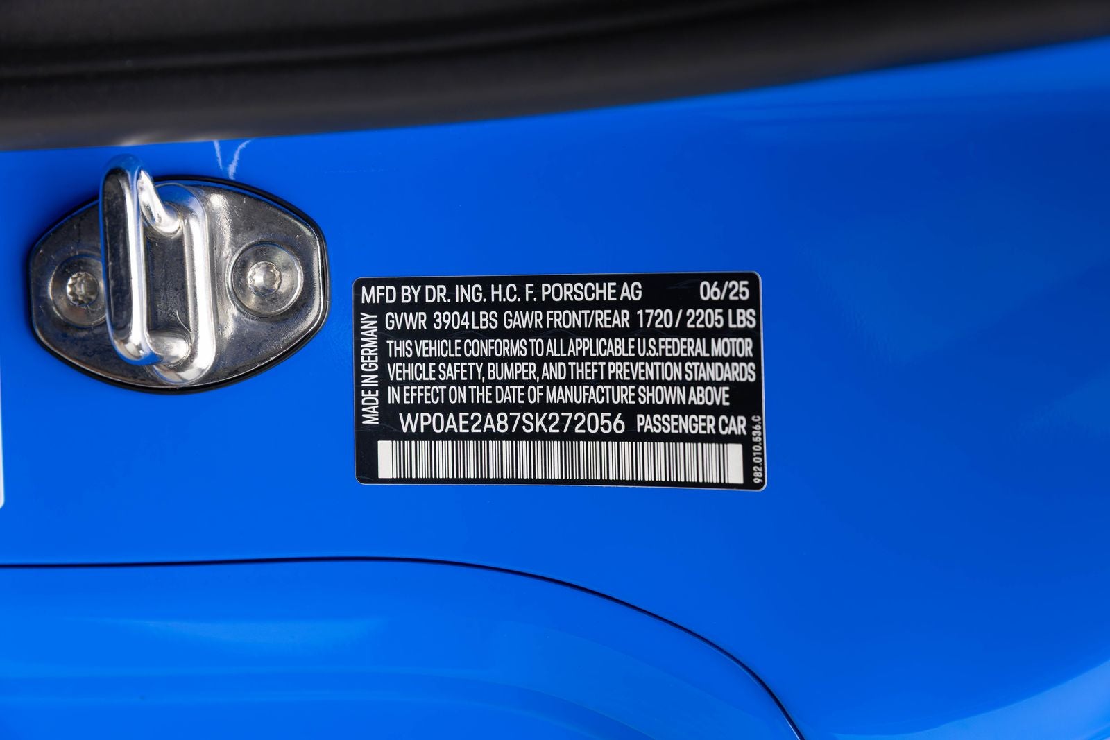 2025 Porsche 718 Cayman GT4 RS