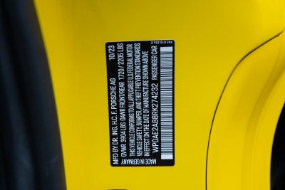 2024 Porsche 718 Cayman GT4 RS